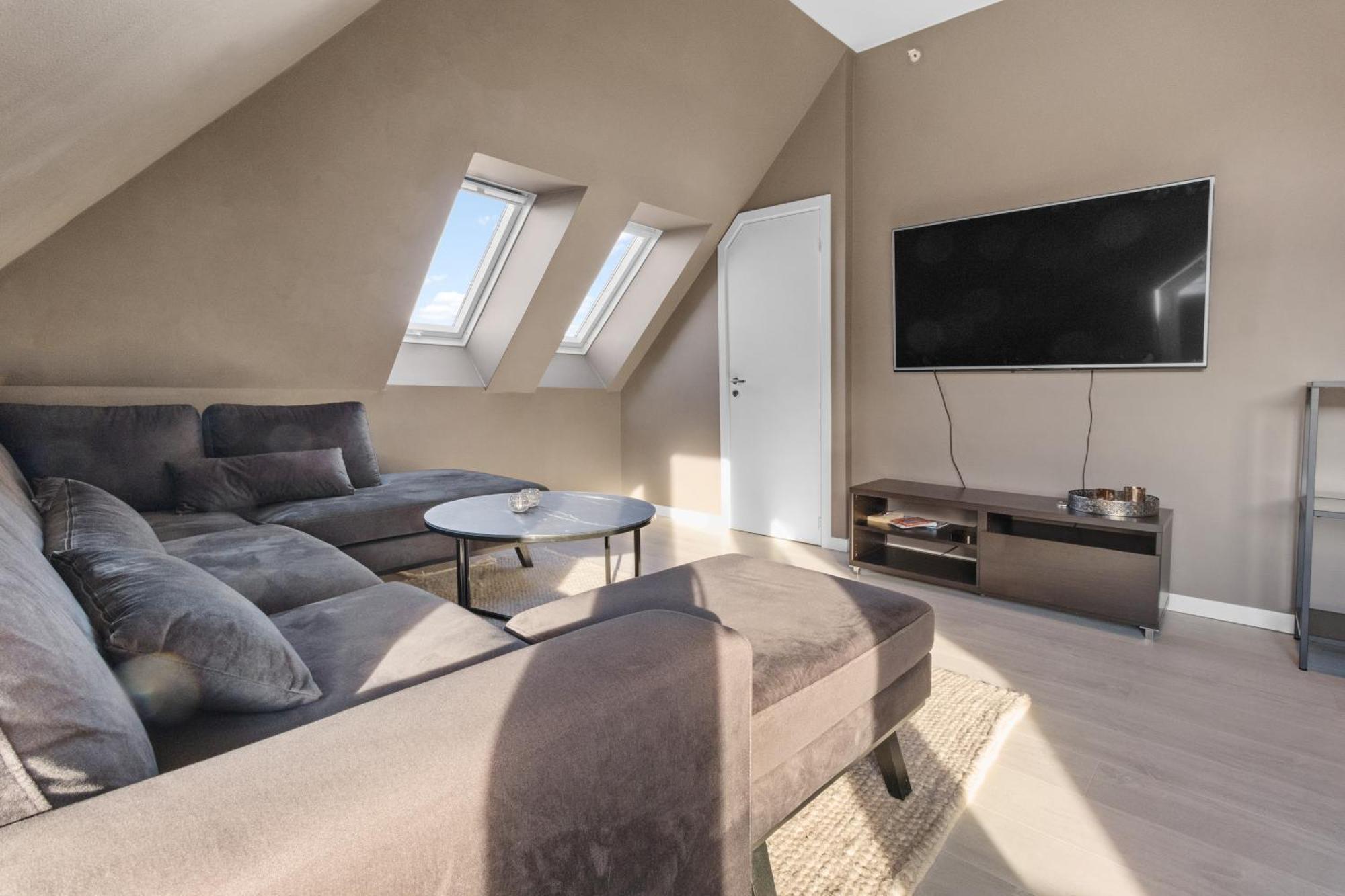 Penthouse Apartment In 베르겐 외부 사진