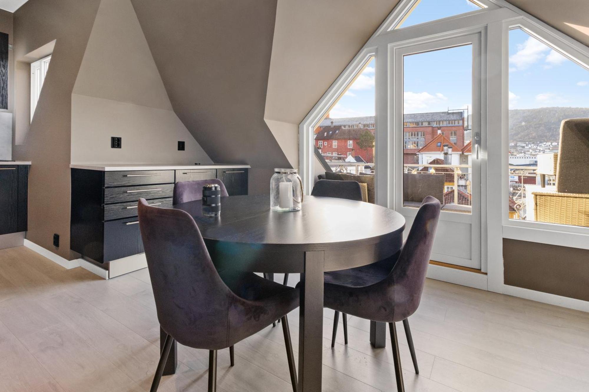 Penthouse Apartment In 베르겐 외부 사진